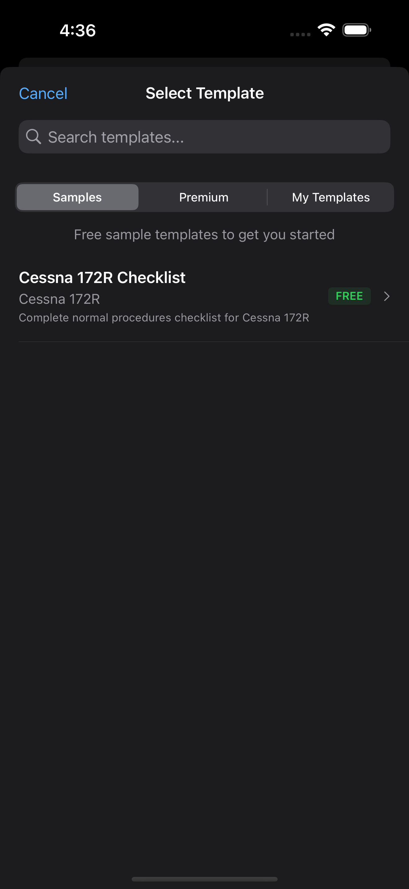 Pre-built Checklist Templates